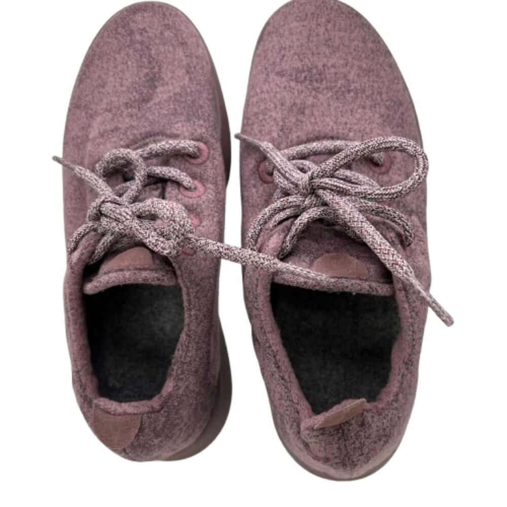 Allbirds Women’s Wool Runners Purple Wool Sneakers Korea Made Size 7 - Picture 2 of 8